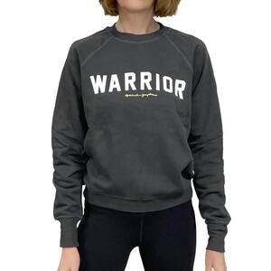 Spiritual Gangster Warrior Bridget Sweatshirt Sz S New $98 Black Cotton Fleece